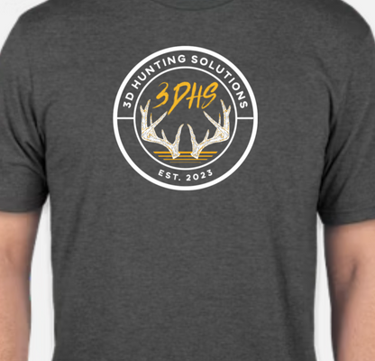 3D Hunting Solutions Antler Script T-Shirt