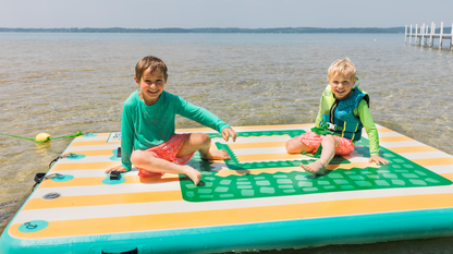 RadPadz Cannonballer | Croc | 6’ x 12’ Inflatable Platform