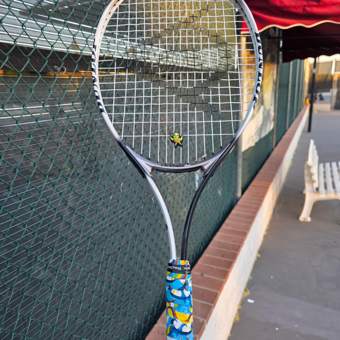 Racket Pets Overgrip Tape for Tennis Racquet - Sea Life - Blue (pack of 2)