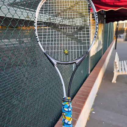 Racket Pets Overgrip Tape for Tennis Racquet - Sea Life - Blue (pack of 2)