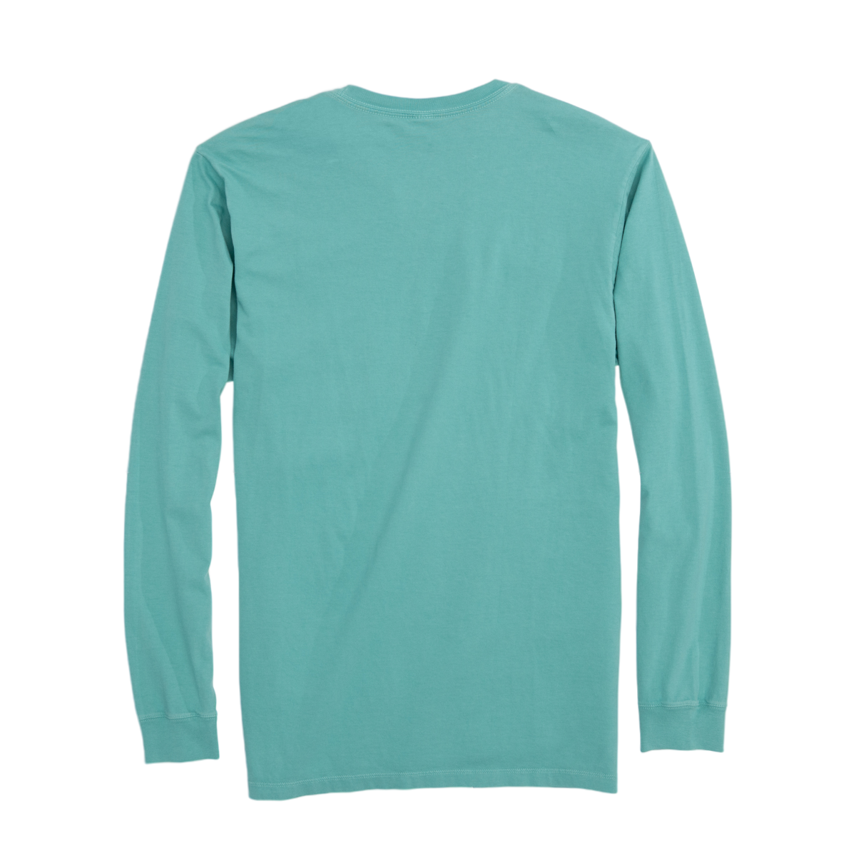 Saltwater Born Men's Linear Logo Cotton Long Sleeve Shirt