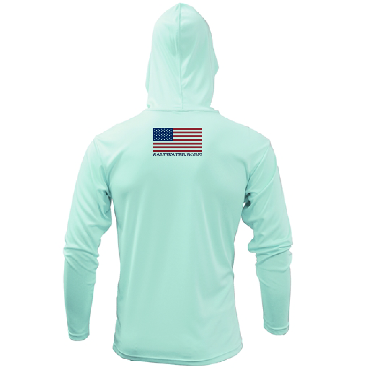 Saltwater Born State of Florida Long Sleeve UPF 50+ Dry-Fit Hoodie