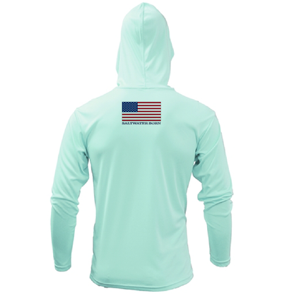 Saltwater Born State of Florida Long Sleeve UPF 50+ Dry-Fit Hoodie