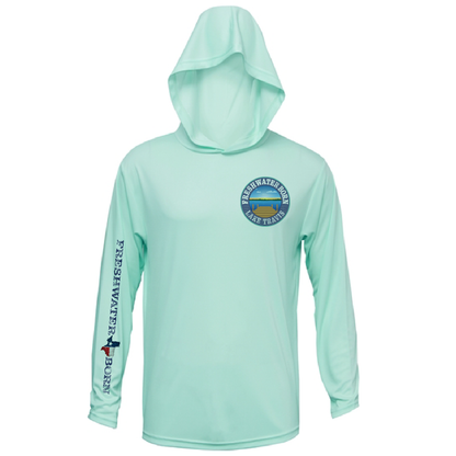 Saltwater Born Lake Travis Freshwater Born Kraken Men's Long Sleeve UPF 50+ Dry-Fit Hoodie