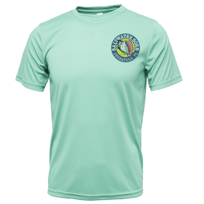 Saltwater Born Pensacola, FL "Surrender The Booty" Men's Short Sleeve UPF 50+ Dry-Fit Shirt
