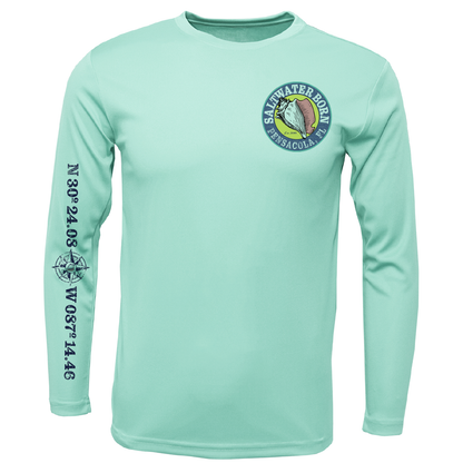 Saltwater Born Pensacola, FL Kraken Long Sleeve UPF 50+ Dry-Fit Shirt