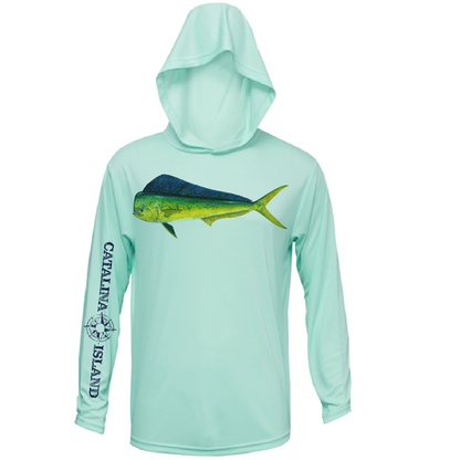 Saltwater Born Catalina Island, CA Dorado Long Sleeve UPF 50+ Dry-Fit Hoodie