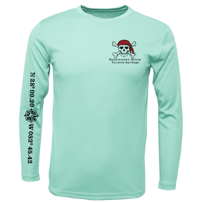 Tarpon Springs, FL Blackbeard Long Sleeve UPF 50+ Dry-Fit Shirt