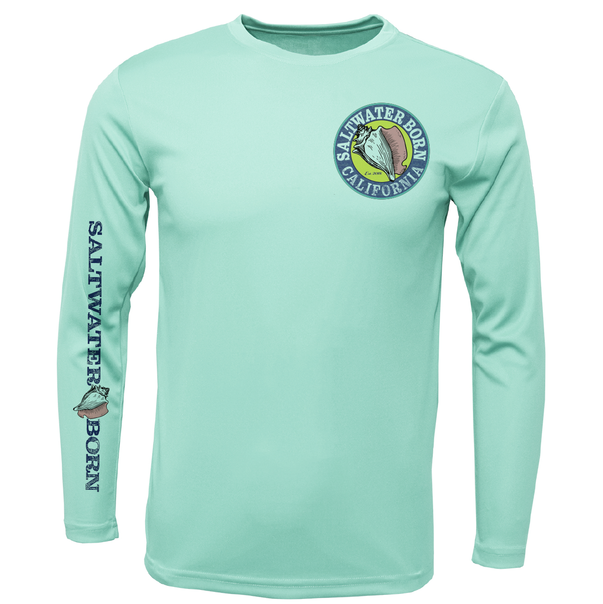 Saltwater Born California Kraken Long Sleeve UPF 50+ Dry-Fit Shirt