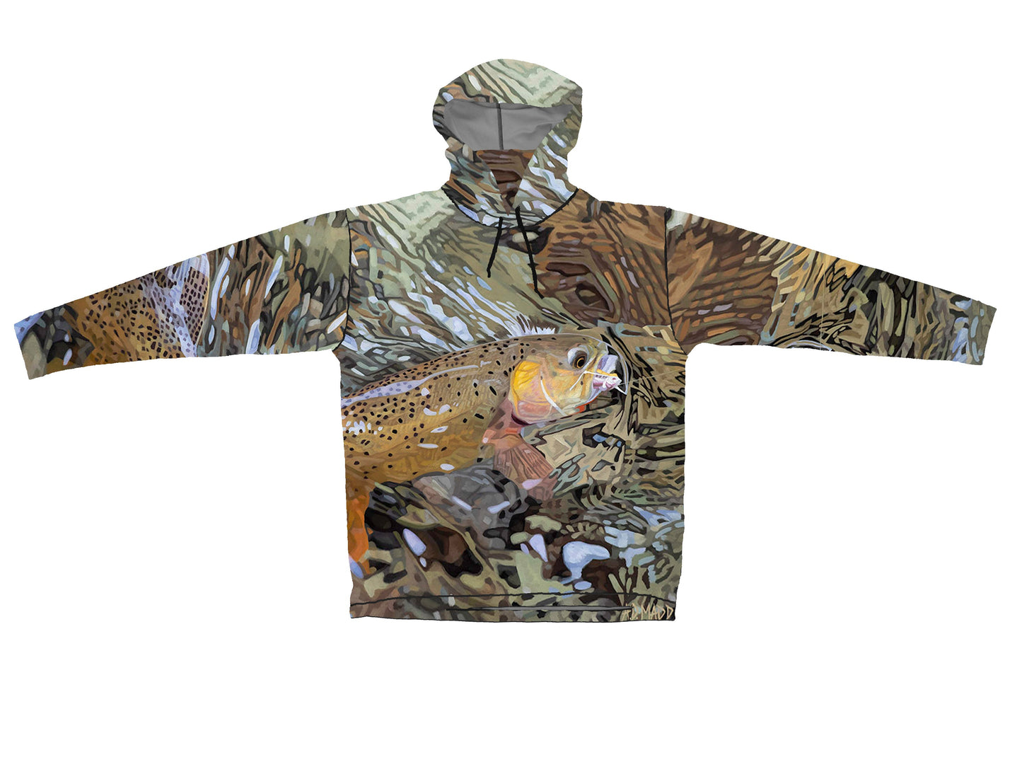 Cognito Brands Secluded Cutty Graphic Fishing Hoodie