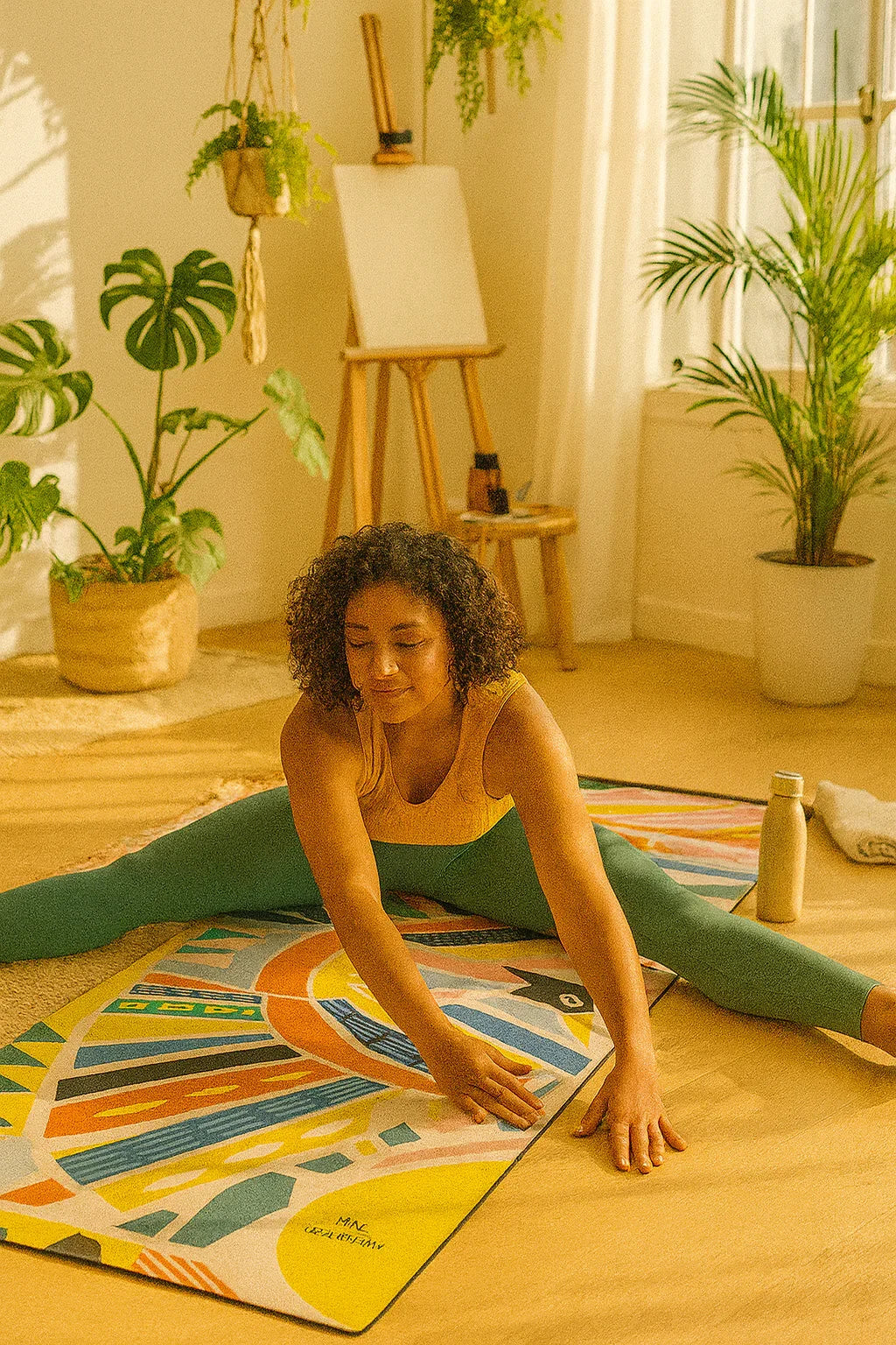 Yune Yoga Mat Leah Duncan Bird Mat
