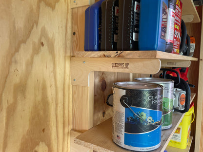 HangThis Up Shelf Brackets | Shed Shelving for Sheds
