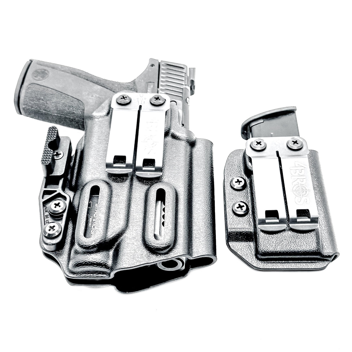 Four Brothers Smith & Wesson M&P Shield X & TLR-7 Sub IWB Holster with Magazine Carrier Combo