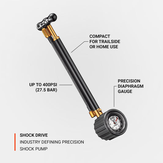 Rambo Bikes Buzzy’s Pollinator 300PSI Shock Pump