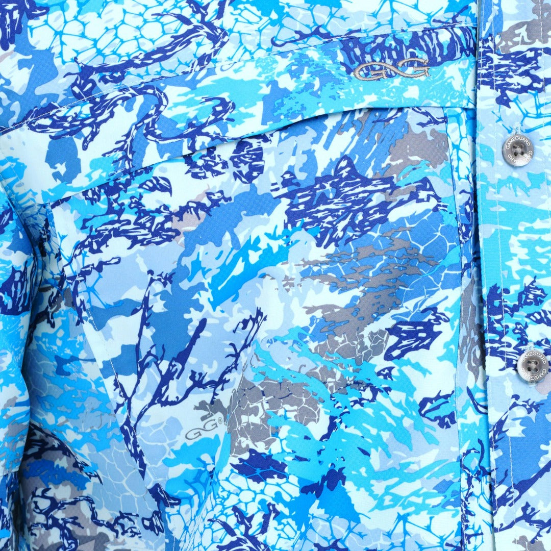 GameGuard Blue Digital Explorer Shirt | Long Sleeve