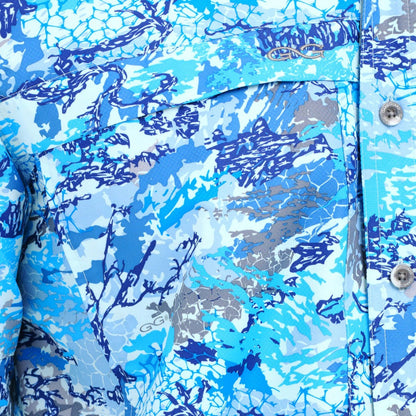 GameGuard Blue Digital Explorer Shirt | Long Sleeve