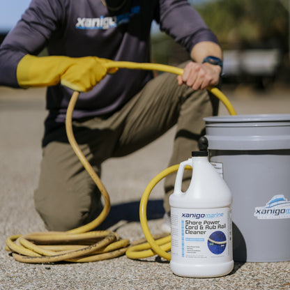 Xanigo Marine Shore Power Cord & Rub Rail Cleaner 32oz