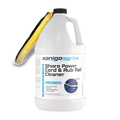 Xanigo Marine Shore Power Cord & Rub Rail Cleaner