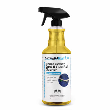Xanigo Marine Shore Power Cord & Rub Rail Cleaner 32oz