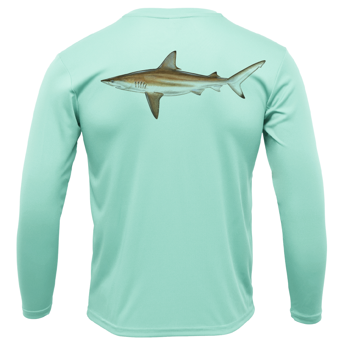 Siesta Key, FL Blacktip Long Sleeve UPF 50+ Dry-Fit Shirt