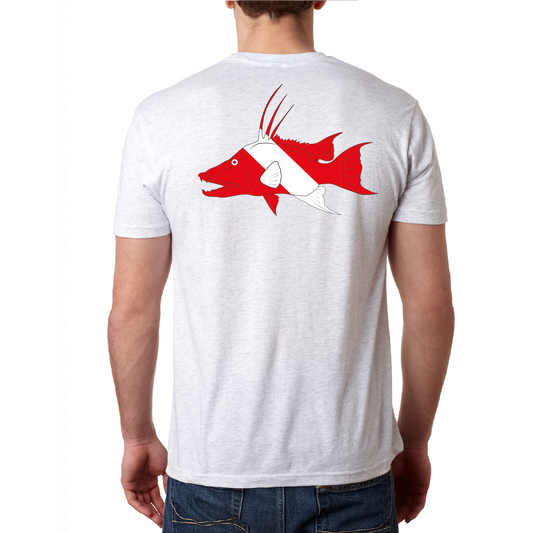 Saltwater Born Siesta Key, Florida Hogfish Diver Soft Tee