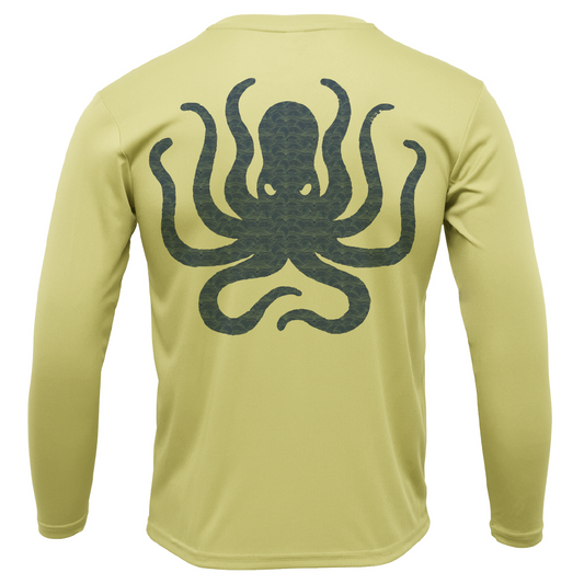 Siesta Key, FL Kraken Long Sleeve UPF 50+ Dry-Fit Shirt