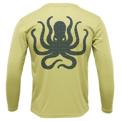 Texas Freshwater Born Kraken Men's Long Sleeve UPF 50+ Dry-Fit Shirt