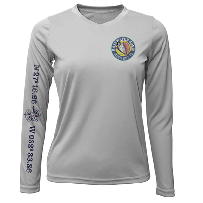 Saltwater Born Siesta Key Kraken Women's Long Sleeve UPF 50+ Dry-Fit Shirt