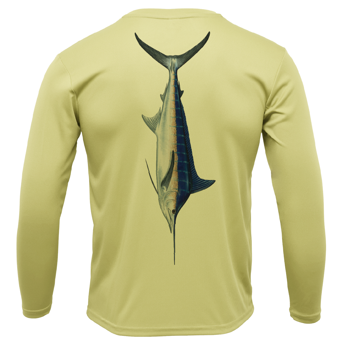 Saltwater Born Catalina Island Blue Marlin Long Sleeve UPF 50+ Dry-Fit Shirt