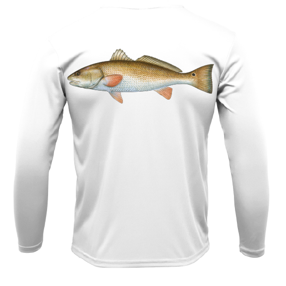 Siesta Key, FL Redfish Long Sleeve UPF 50+ Dry-Fit Shirt