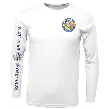 Siesta Key, FL Redfish Long Sleeve UPF 50+ Dry-Fit Shirt