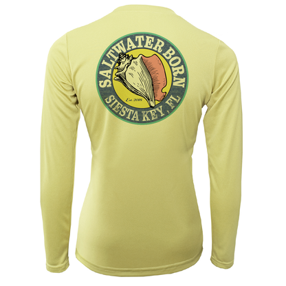 Saltwater Born Siesta Key "Saltwater Heals Everything" Long Sleeve UPF 50+ Dry-Fit Shirt