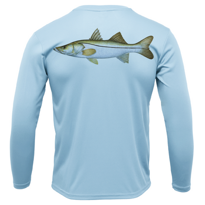Siesta Key, FL Snook Long Sleeve UPF 50+ Dry-Fit Shirt