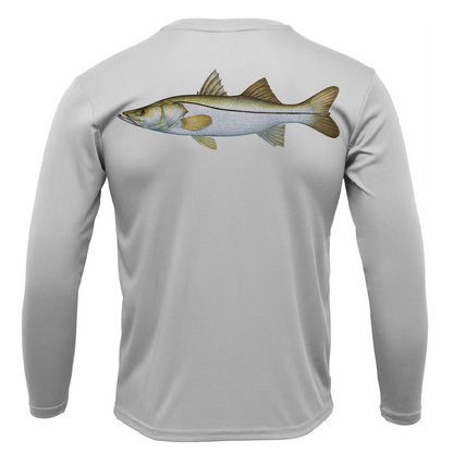 Siesta Key, FL Snook Long Sleeve UPF 50+ Dry-Fit Shirt