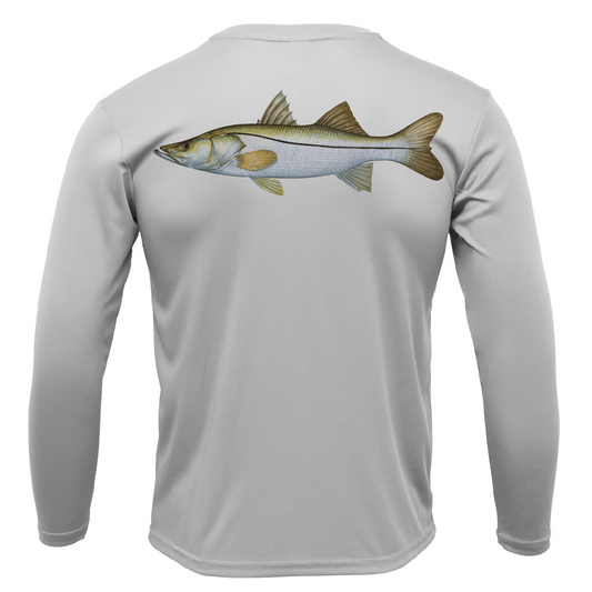 Siesta Key, FL Snook Long Sleeve UPF 50+ Dry-Fit Shirt