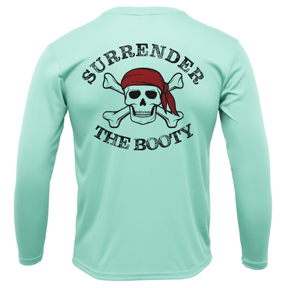 Saltwater Born Florida Freshwater Born "Surrender The Booty" Men's Long Sleeve UPF 50+ Dry-Fit Shirt