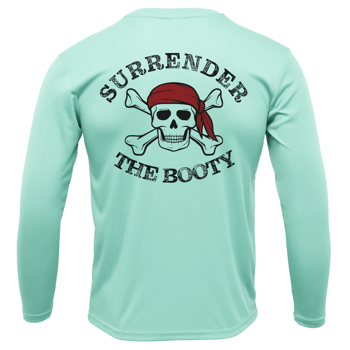 Texas Freshwater Born "Surrender The Booty" Boy's Long Sleeve UPF 50+ Dry-Fit Shirt