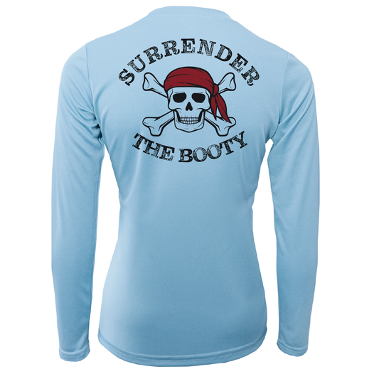 Saltwater Born Texas Freshwater Born "Surrender The Booty" Women's Long Sleeve UPF 50+ Dry-Fit Shirt