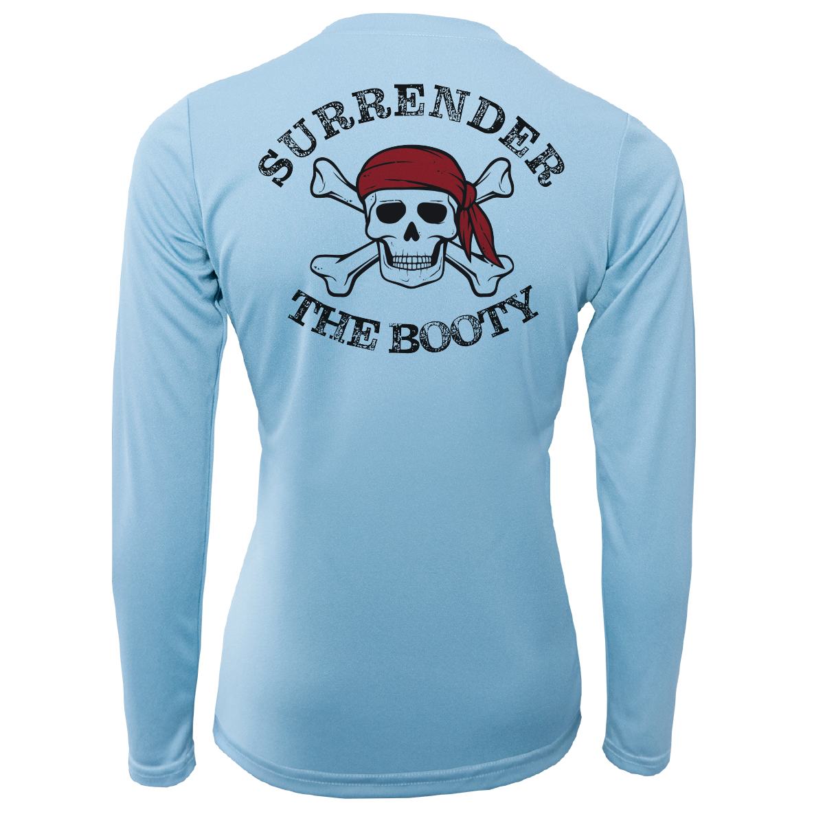 Saltwater Born Michigan Freshwater Born "Surrender The Booty" Women's Long Sleeve UPF 50+ Dry-Fit Shirt