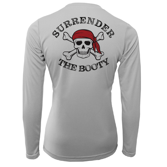 Saltwater Born Florida Freshwater Born "Surrender The Booty" Women's Long Sleeve UPF 50+ Dry-Fit Shirt