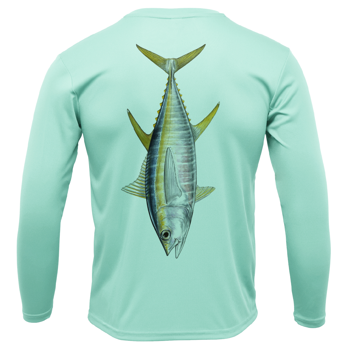 Saltwater Born Bimini, Bahamas Tuna Long Sleeve UPF 50+ Dry-Fit Shirt