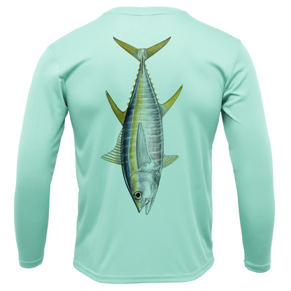 Saltwater Born Catalina Island Tuna Long Sleeve UPF 50+ Dry-Fit Shirt