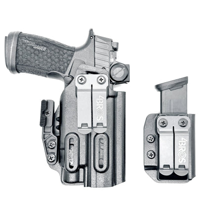 Four Brothers Sig P365-FUSE & TLR-7 X or HL-X IWB RH Holster with Magazine Carrier Combo