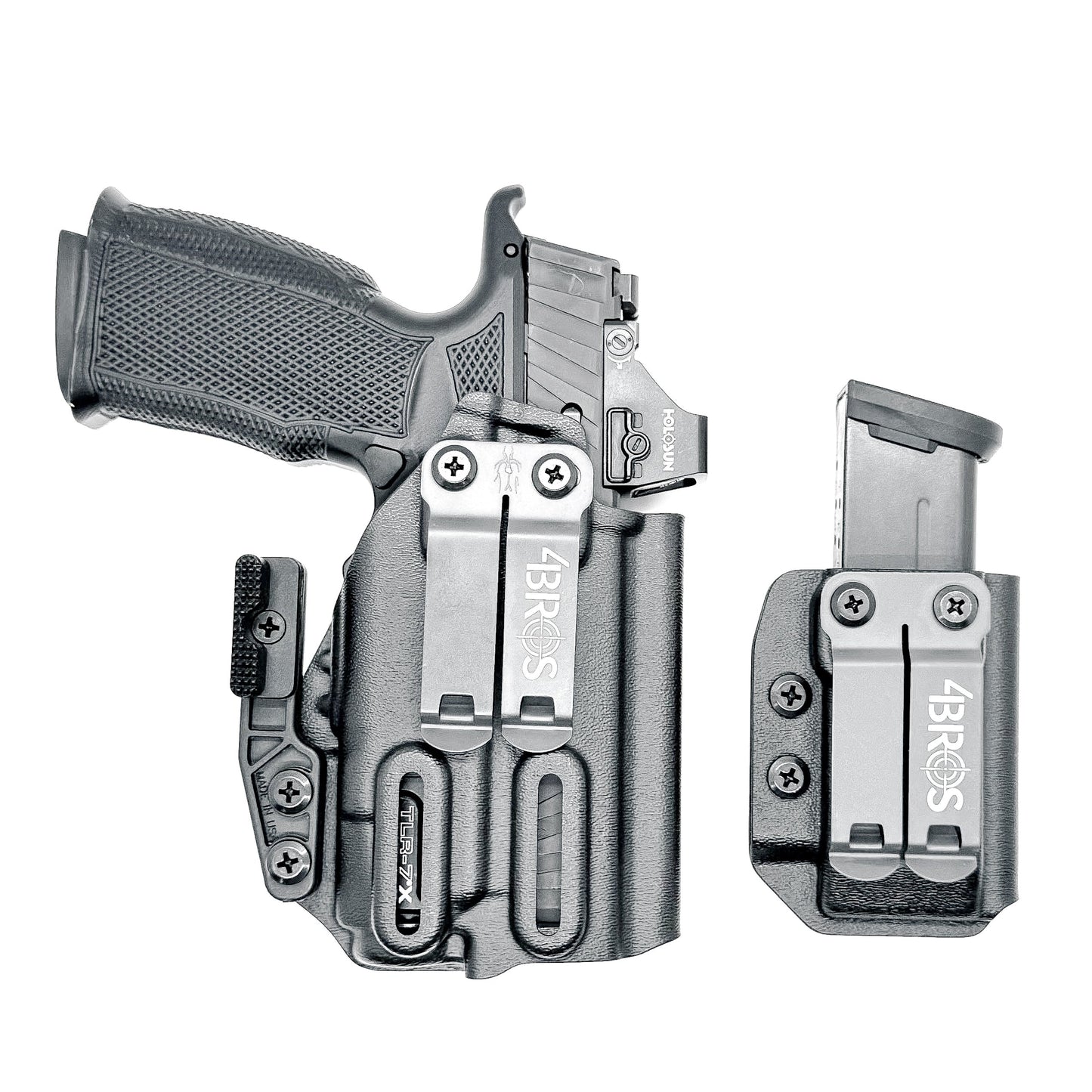 Four Brothers Sig P365-XMACRO & Icarus Precision A.C.E Module & TLR-7 X/A IWB RH Holster with Magazine Carrier Combo