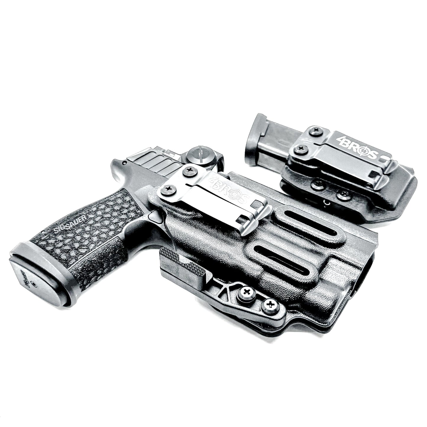 Four Brothers Sig P365-FUSE & TLR-7 X or HL-X IWB RH Holster with Magazine Carrier Combo