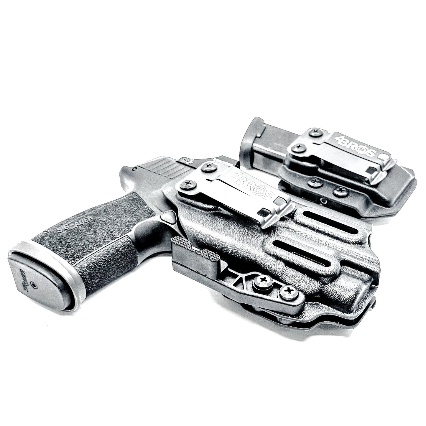 Four Brothers Sig P365-XMACRO & TLR-7 X or HL-X IWB Holster with Magazine Carrier Combo