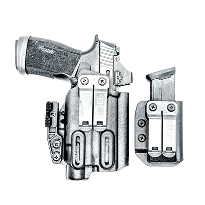 Four Brothers Sig P365-XMACRO & TLR-7 X or HL-X IWB Holster with Magazine Carrier Combo