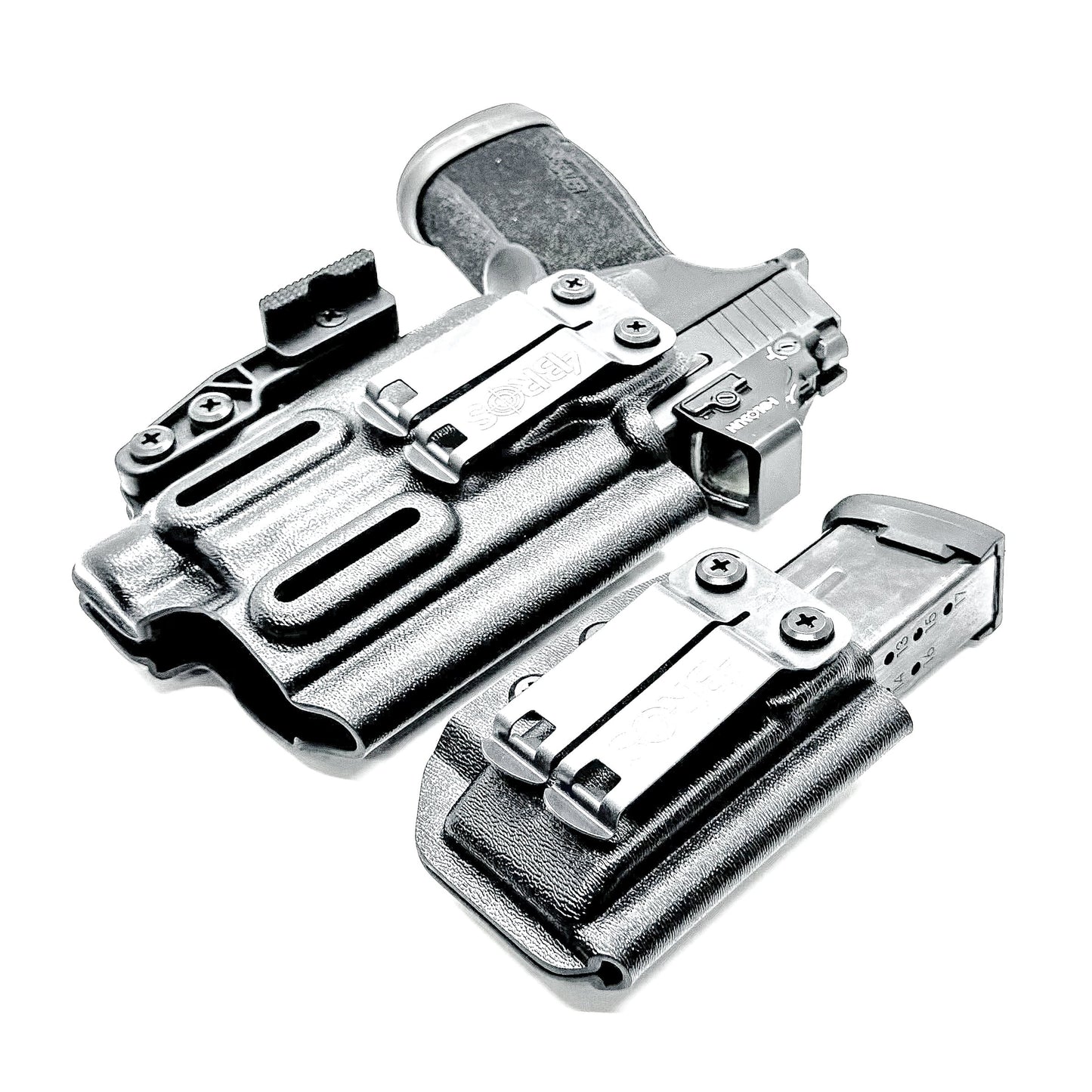 Four Brothers Sig P365-XMACRO & TLR-7 X or HL-X IWB Holster with Magazine Carrier Combo