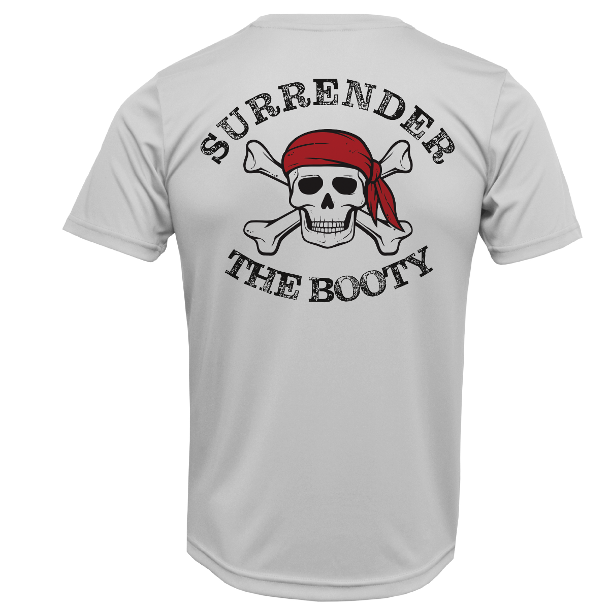 Saltwater Born DFW, TX Freshwater Born "Surrender The Booty" Men's Short Sleeve UPF 50+ Dry-Fit Shirt
