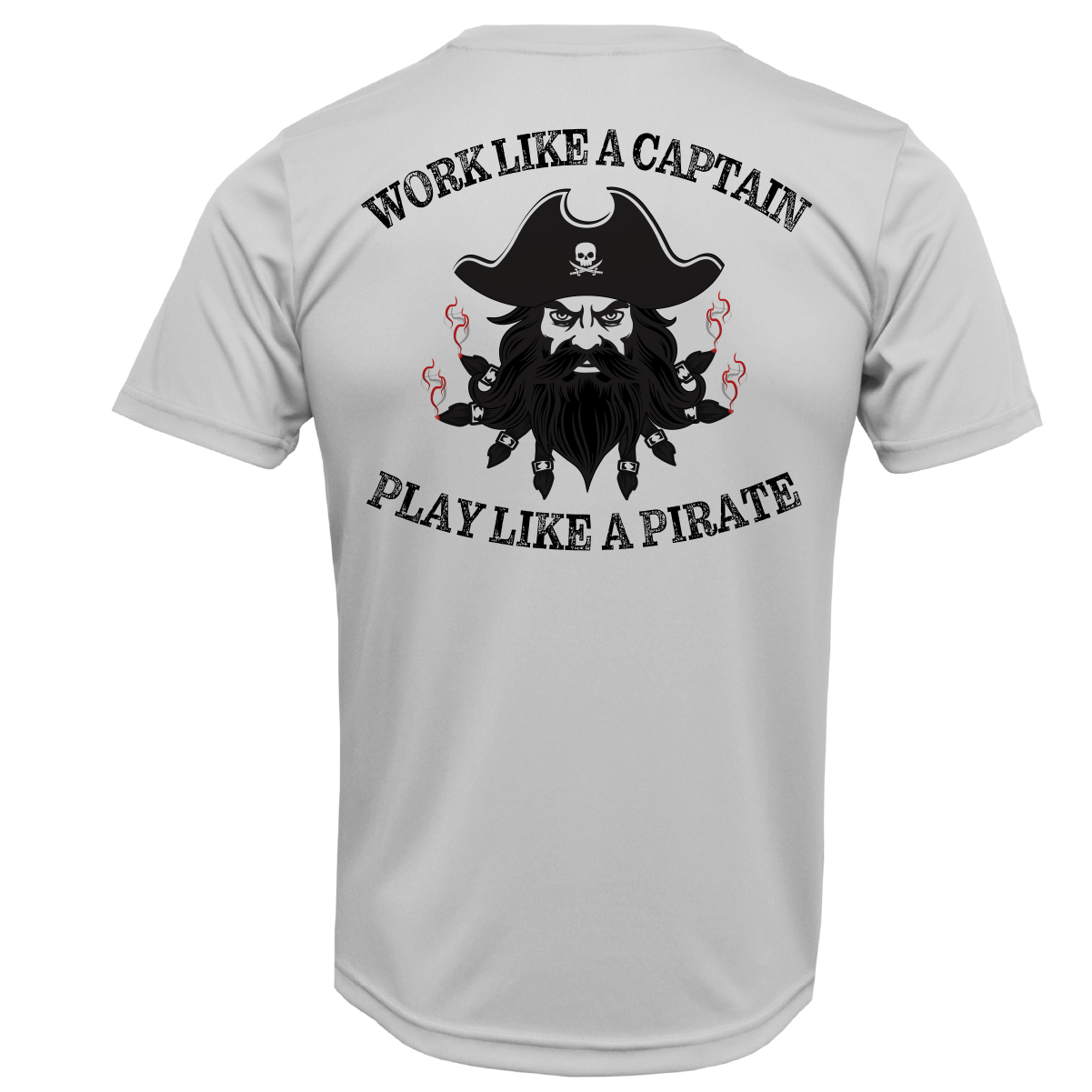 Saltwater Born Blackbeard Men's Short Sleeve UPF 50+ Dry-Fit Shirt